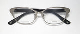 Bottega Veneta eyeglasses featuring a titanium frame with demo lenses and logo