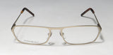 Yves Saint Laurent eyeglasses with metal frame and demo lenses, elegantly designed for comfort and style.