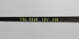 Yves Saint Laurent 2326 Eyeglasses showing the engraved model details on the frame arm.