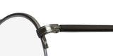 Close-up of Garrett Leight Manchester Blue Light Technology Eyeglasses frame with stylish detailing.