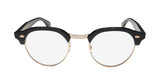 Garrett Leight Oakwood Blue Light Technology Eyeglasses with a stylish black and gold frame.