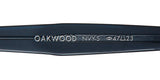 Close-up of the Garrett Leight Oakwood Blue Light Technology Eyeglasses frame with engraved details.
