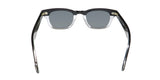 Garrett Leight Lo-B Sunglasses with stylish black and clear frames, perfect for UV protection and comfort.