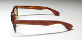 Garrett Leight Lo-B Sunglasses side view showcasing premium acetate design and brand detailing.