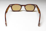 Garrett Leight Lo-B Sunglasses featuring a stylish brown acetate frame and tinted lenses.