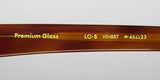 Garrett Leight Lo-B Sunglasses arm detail showing premium glass and model information