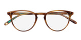 Garrett Leight Alice Blue Light Technology Eyeglasses with stylish frame in brown.