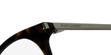 Yves Saint Laurent Sl268 Eyeglasses close-up view showing the logo on the metal arm.