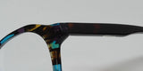 Side view of Woow On Board 1 Eyeglasses highlighting the colorful acetate frame design.