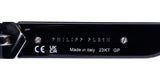 Philipp Plein Spp080 Plein Badge 23kt Gp Sunglasses